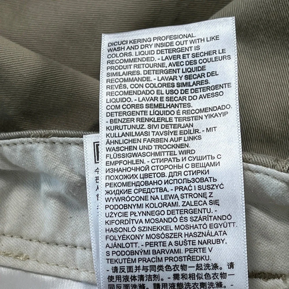 Levi Strauss Chino Pants Mens 34x32 Khaki Excellent Straight Leg Twill 329410024